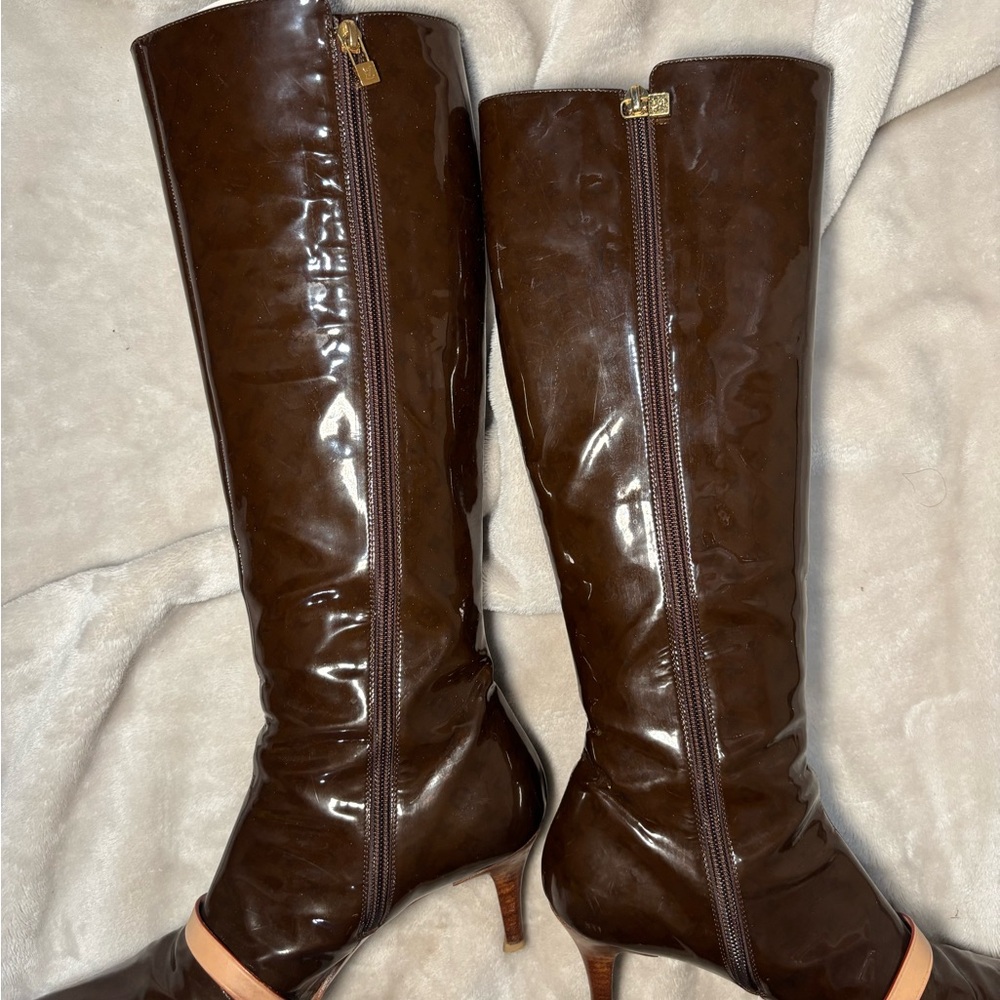 Louis Vuitton Patent Leather Boots - Picture 3 of 5